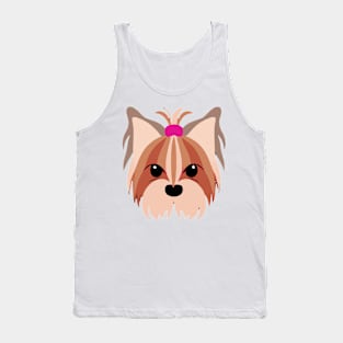 Yorkshire Terrier Pink Dog Lover Yorkie Retro Tank Top